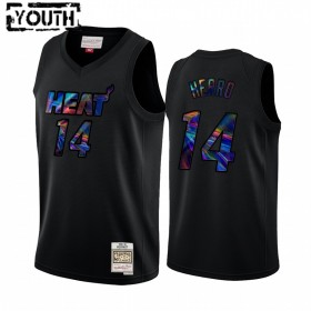 Maglia NBA Miami Heat Tyler Herro 14 Iridescent HWC Collection Swingman - Bambino